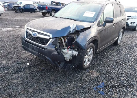 2015 Subaru Forester 2.5I Premium из США, поврежденный, VIN JF2SJADC7FH516562